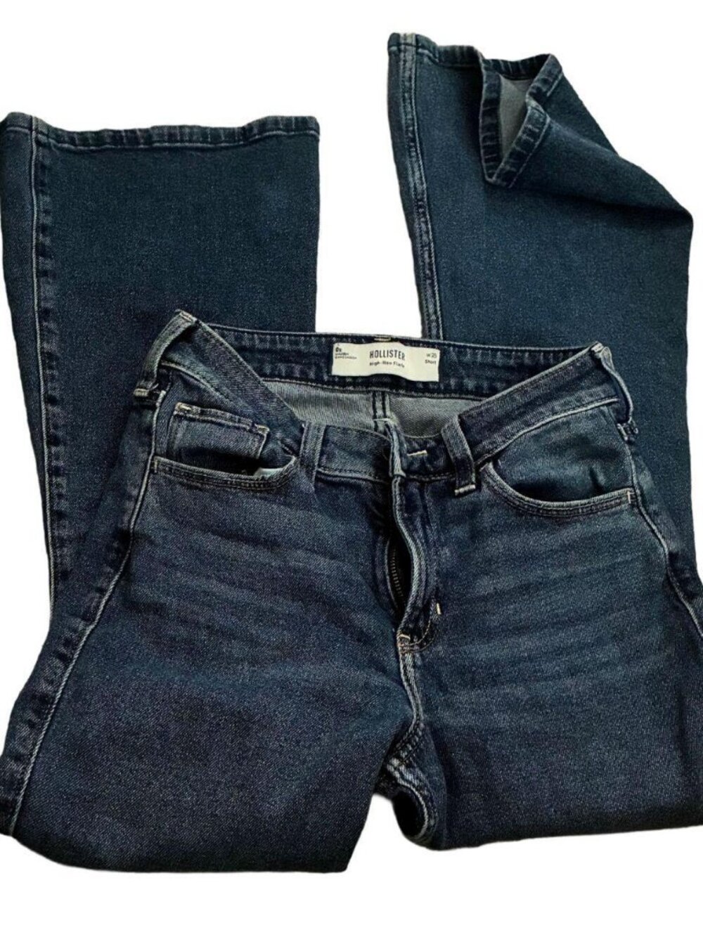 Hollister High Rise Flare Jeans Size 0 W25